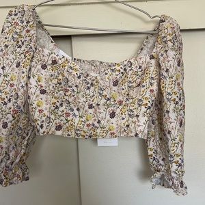 Artizia Wilfred Vilette Linen Top size medium